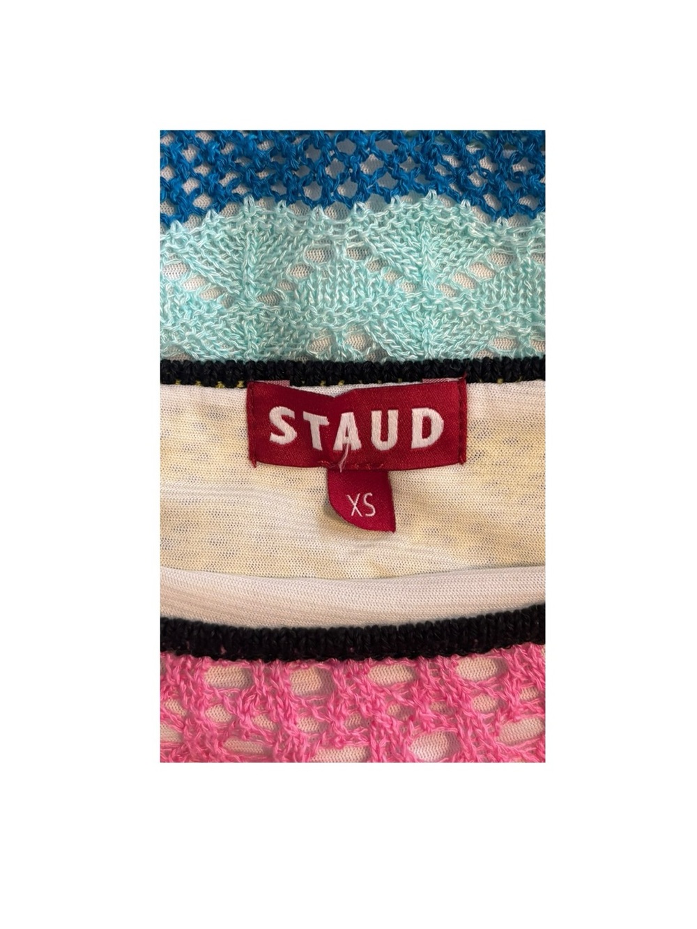 STAUD Set: Limousin Stripe Top & Centre Knit Skirt - Picture 4 of 7